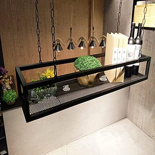 Ceiling Shelf Floating Shelves - Hanging Planters for Indoor Plants Window - Hanging Flower Pot for Wall and Ceiling Mounting - Plant Holder for Bar, Garden, Balcony, Home Decoration ( Size : 140x25x1 - Image 5