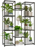 Bamworld Plant Stand Outdoor Metal Plant Shelf for Multiple Plants Large Plant Holder Waterproof for Garden Living Room Patio Morden Home Decor Gardening Gifts by Bamworld