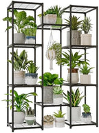 Bamworld Plant Stand Outdoor Metal Plant Shelf for Multiple Plants Large Plant Holder Waterproof for Garden Living Room Patio Morden Home Decor Gardening Gifts by Bamworld