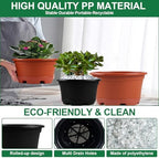 KPUVX Outdoor Flower Pots, 13 inch, 5 Packs - Image 3