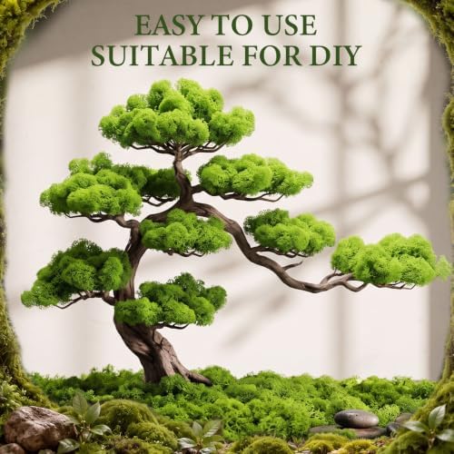 3.3 lb Artificial Moss for Crafts with Gloves -Decorative Light Green Fake Moss for Fairy Garden Planter Filler Wedding Centerpieces DIY Decorations and Indoor Decor - Image 6