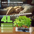 SUNCOZE Hydroponics Growing System, Compact 12 Pods Indoor Garden, Beige - Image 5