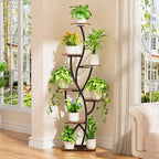 Plant Stand Indoor with Grow Lights - 7 Tiered Tall Lighted Plant Shelf - Image 6