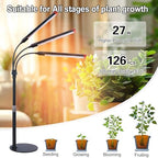 FRGROW 3Head Tabletop Grow Lights for Indoor Plants, Seed Starting, Veg - Image 2