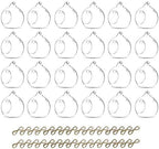 NUPTIO Hanging Glass Terrarium Globes with 2 Holes, 24 Pcs, 3.15 Inch by Nuptio