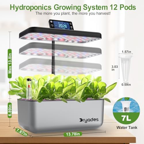 Hydroponics Growing System with Seeds, 12-Pod Indoor Herb Garden - Image 6