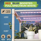 CARPATHEN Indoor Greenhouse with Grow Light, 4 Tiers 27.2"L x 19.3"W x 54"H - Image 3