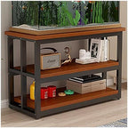 Side Table Fish Tank Stand, Terrarium Stand with Storage by Unknown