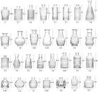 Vintage Glass Bud Vases Bulk 30 Pack, Small Clear Flower Vases - Image 2