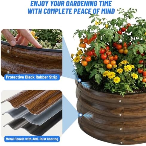 SnugNiture Raised Garden Bed Outdoor 4x2x1ft, 2 Pack - Image 2