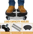 2pk Rolling Plant Stand with Wheels,15-21 Adjustable Heavy Duty Plant Caddy - Image 4