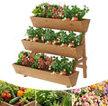 Wooden Vertical Raised Garden Bed Tiered Planter Herb Planter by PULIJIAJU