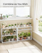 SONGMICS Bamboo Bathroom Shelf, 3-Tier Adjustable Plants Rack - Image 4