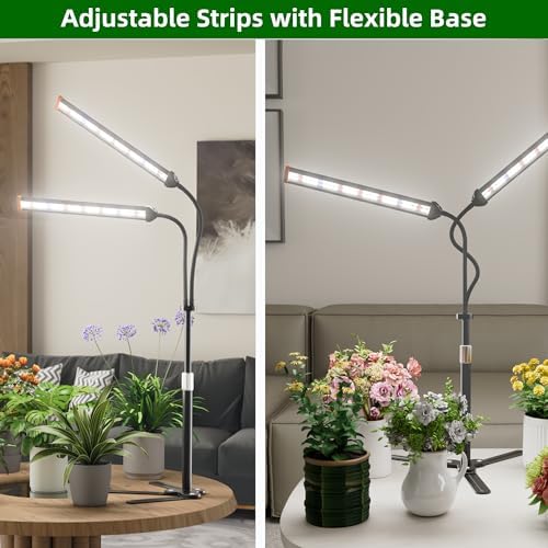 GooingTop Grow Light for Indoor Plants,Height 10-32'' with Dimming & Timer - Image 6