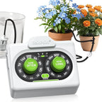 RAINPOINT Automatic Plant Waterer Indoor, Smart APP Control Drip Irrigation System for Houseplants, Anti-Siphon Vacation Watering Device with 2400mAh Rechargeable Battery (Up to 15 Pots) by RainPoint