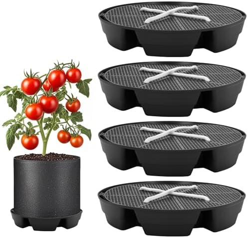 Self Watering Fabric Pot Base, Auto Pots Fit for 5 Gallon Grow Bags by PPolerden