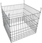 Garden Wire Compost Bin 36x36x30 inches, Black, Garden Bed Fencing - Image 2