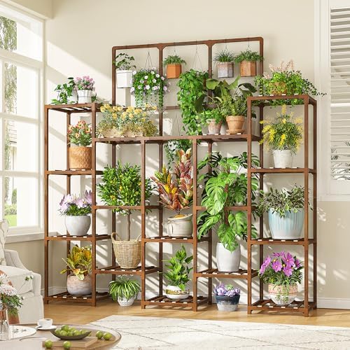 EnHomee 63" Tall Plant Stand with 14-Tier for Garden by EnHomee