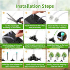 Plant Watering Devices - Dual Pump Automatic System for 20 Pots, 30-Day Smart Timer with USB-C Charging – Ideal for Indoor Gardens & Balconies - Image 5