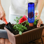 Teenyyou 12 Pcs Watering Spikes for Indoor Plants Include Terracotta Self Watering Spikes Devices and 26 oz Plastic Bottles Slow Release Vacation Insert Automatic(Blue) - Image 5