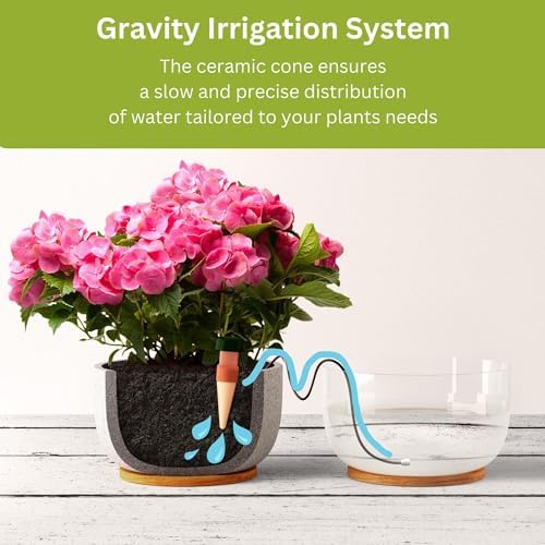 Blumat Classic Self-Watering Stakes - Prevents Overwatering and Underwatering for Healthy Growth While You are Away - Ideal for Indoor Plant Watering, 15 Pack, wo Adapter - Image 5
