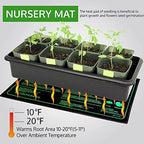 Seedling Heat Mat with Thermostat Controller, 20x10in - Plant Heating Pad for Seed Starting, Efficient Seedling Heat Pad(us Plug) - Image 3