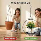 Hanging Planter for Indoor Outdoor Plant, Plant Hanger, Hanging Plant Tray - Image 5