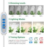 Aumtrly 3 Head Grow Light Full Spectrum LED for Tall Indoor Plants Growing - Image 2