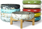 ARTKETTY Succulent Pots, 10 Inch Large Bonsai Pots with Drainage Stand - Image 7
