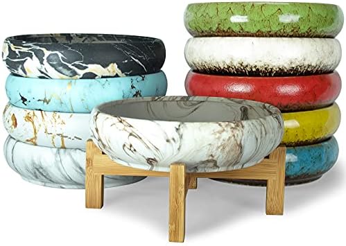 ARTKETTY Succulent Pots, 10 Inch Large Bonsai Pots with Drainage Stand - Image 7
