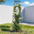 35-Inch Metal Trellis for Climbing Plants – Durable Garden Support by Goooxim