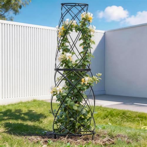 35-Inch Metal Trellis for Climbing Plants – Durable Garden Support by Goooxim