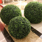 Decorative Faux Dried Moss Balls Dia 20in, Faux Grass Decor Fake Plant, Artificial Grass Plastic Flower Plant, Small Artificial Plants, Garden Spheres Decorative, Green Grass Plant Ball Spheres - Image 4