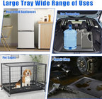 4 Pack Car Oil Drip Pan, 23.6 x 19.68 x 1.6 in Oil Change Drain Pan, Plastic Oil Drip Tray for Under Car, Oil Catch Pan Tray for Garage, Fridges, Washing Machines, Cat Litter Box Bottom - Image 7