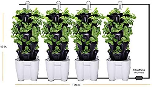 Mr. Stacky Smart Farm - Automatic Self Watering Garden - Grow Fresh Healthy Food Virtually Anywhere Year Round - Soil or Hydroponic Vertical Tower Gardening System - Image 4