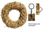 9" Sphagnum Moss Living Wreath Round, Natural-Organic Original - 6 Wreaths Value Combo - Image 2