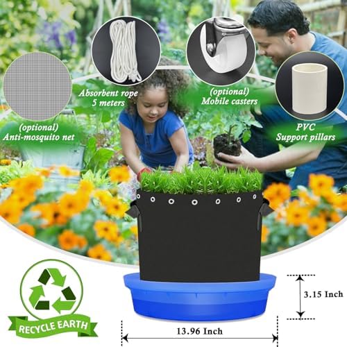 5-Pack Self-Watering Base with Visible Water Level - Image 5