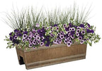 GROWSCAPE 1073D-265R Jameson planters, 24" - Deck Rail, Distressed Oak - Image 2