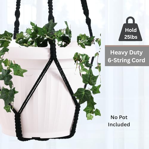 2 Pack Giant XXL Macrame Planter Hanger Large for 15 inch Pot - Image 2