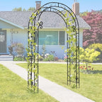 Sturdy Metal Garden Arch with Rust-Resistant Finish,Garden Abor-88 H*51" L - Image 7