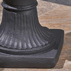 Roman Style Garden Urn Planter, 28 Inch, Black - Image 3