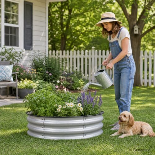 BPS Metal Raised Garden Bed - Image 2