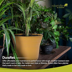 Headwind Traverse Planters – 10" 2 Pack Plastic Plant Pot in Harvest Yellow - Indoor & Outdoor Pots for Plants with Drainage - Decorative Plant Pot, Flower Pots Outdoor for Garden by Robert Allen - Image 4