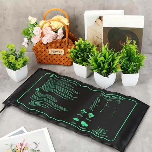 ROCEEI 8 Pack Seedling Heat Mat 10" X 20.75" Waterproof Seed Starter - Image 6