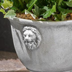 Merax MGO 13'' Tall Garden Urn Planter with Drainage Hole, Handmade Lightweight Urn for Flowers, Herbs & Succulents, Indoor & Outdoor Decorative Pot, Antique White - Image 5