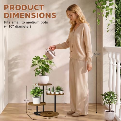 Small Plant Stand Indoor 4-Tier Plants Shelf, Tabletop, Window Sill, Floor - Image 2