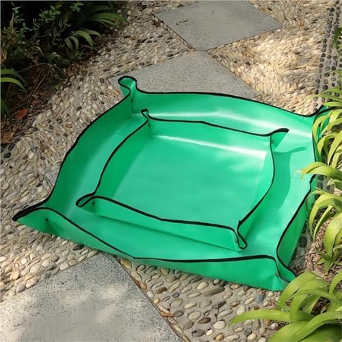 Soil Turning Mat Plastic PE Leak Proof Storage Material Pot Replacement for Planting Base Pad Garden Supplies for Indoor Plant Repotting(100x100cm) - Image 5