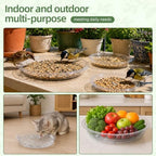 Clear Plant Saucer 16 inch Large Plant Drip Trays for Indoor outdoor plants - Image 3