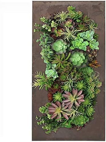 Modern Home Living Wall Galvanized Steel/Zinc Succulent Planter, Wall Mounted Garden Pocket Planter (12 Pocket, Rust Zinc) by Vandue
