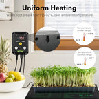 BN-LINK 20" x 20.75" Seedling Heat Mat with Thermostat Controller Combo Set - Image 6